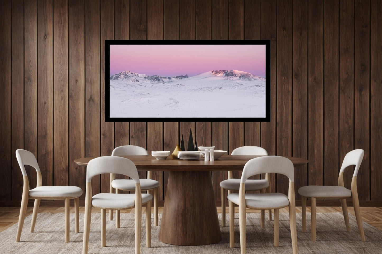 Vintermorgen Snøhetta/Svånåtindan