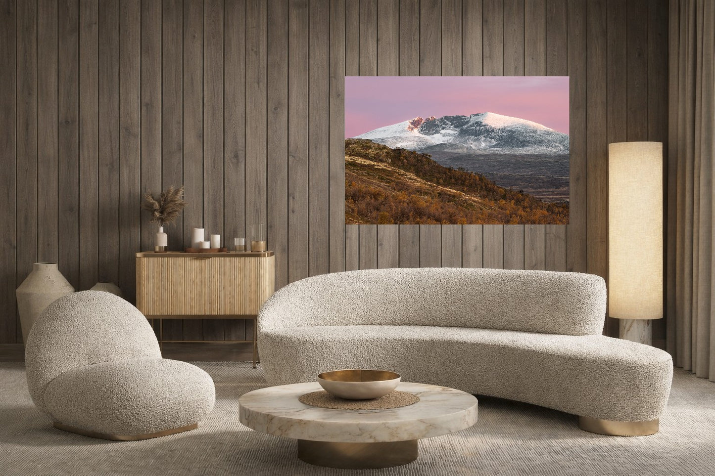 Snøhetta i morgenlys