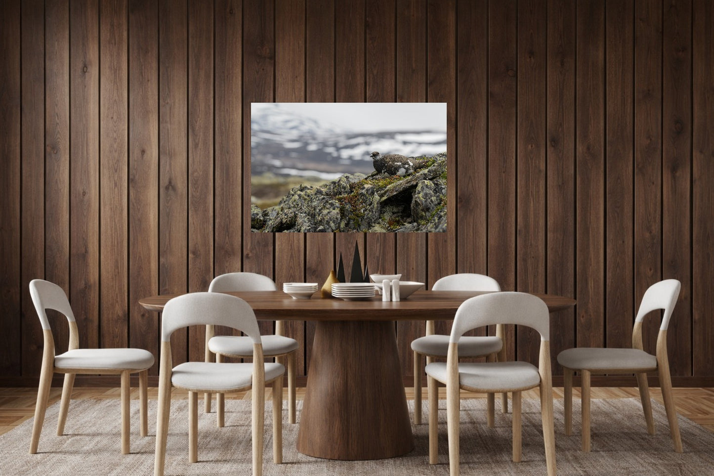 Hvilende fjellrypestegg