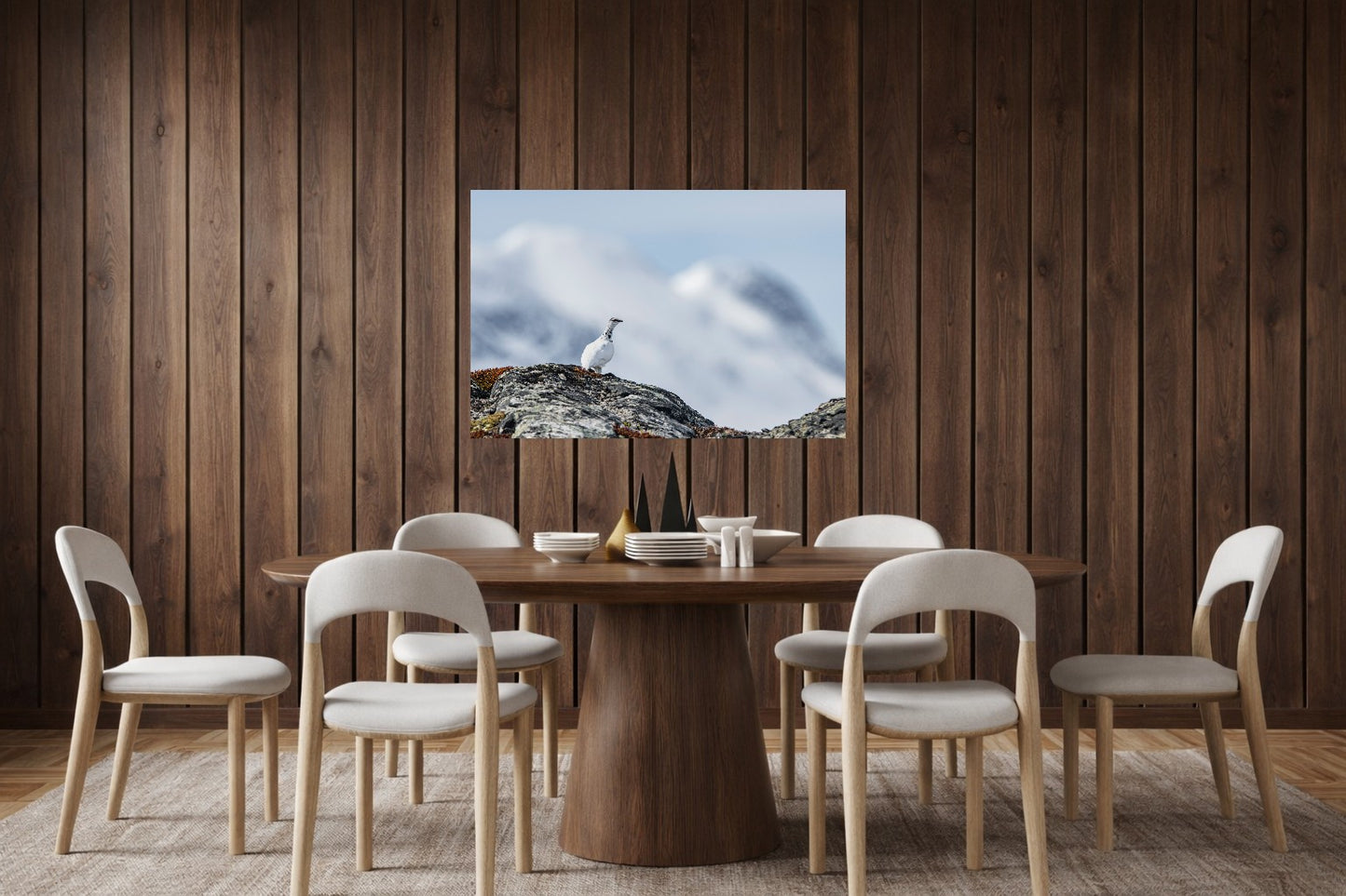 Fjellrype i fjellandskap