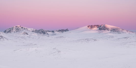 Vintermorgen Snøhetta/Svånåtindan